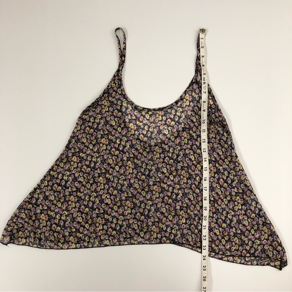 Brandy Melville Floral Flowy Tank Top One Size - Picture 11 of 11